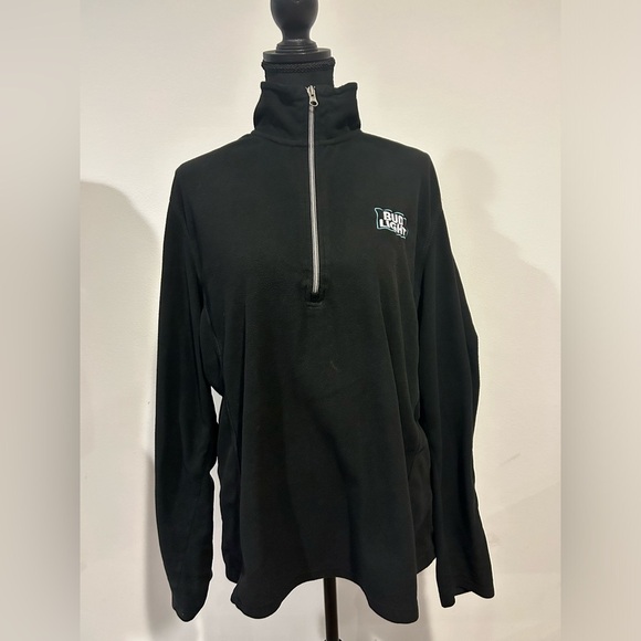 Black Budlight Quarter Zip - Size L - Picture 1 of 9